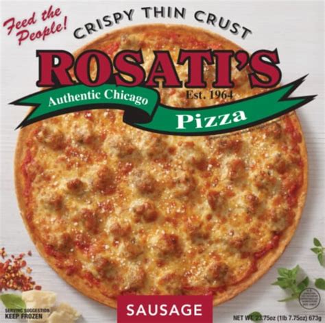 Just ordered pizza from Rosati's Pizza Largo. . Rosatis pizza nutrition
